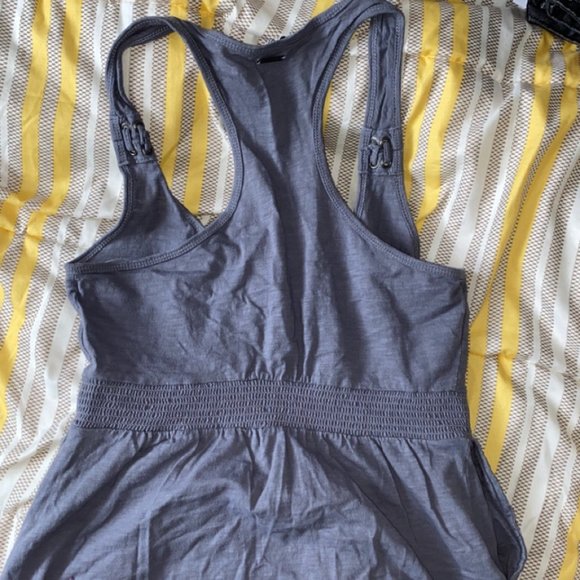 Guess blue zip-up tank top with pockets - Picture 4 of 4